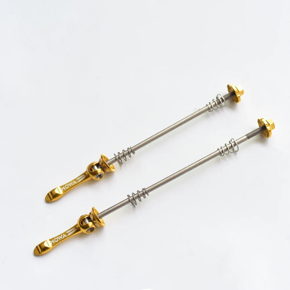 

Mowa QR Quick Release Skewer Titanium Axle for ROAD bike wheel skewer 47g