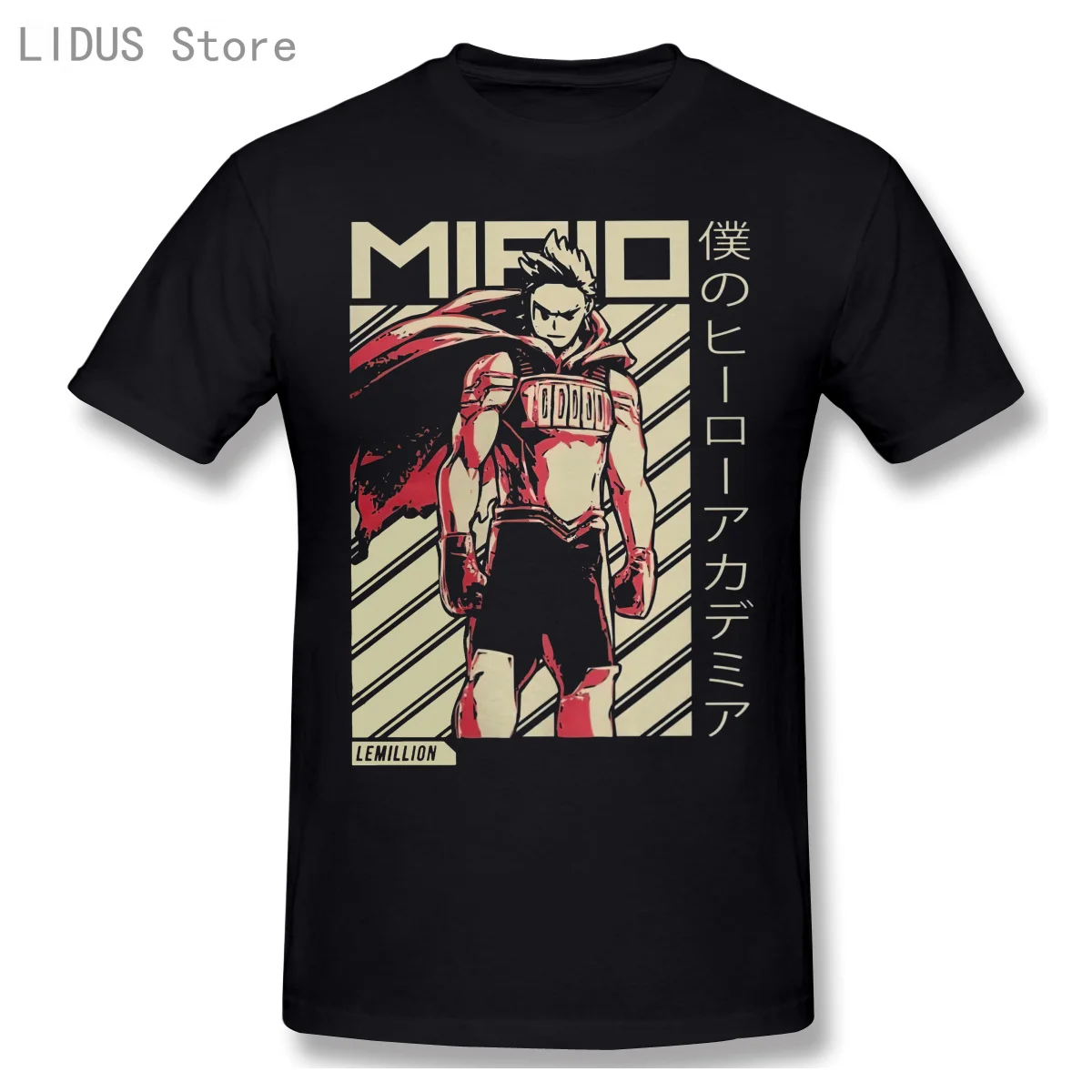

Mirio Togata Lemillion My Hero Academia Short Sleeve Casual T-shirt Men Fashion O-neck 100% Cotton TShirts Tee Top