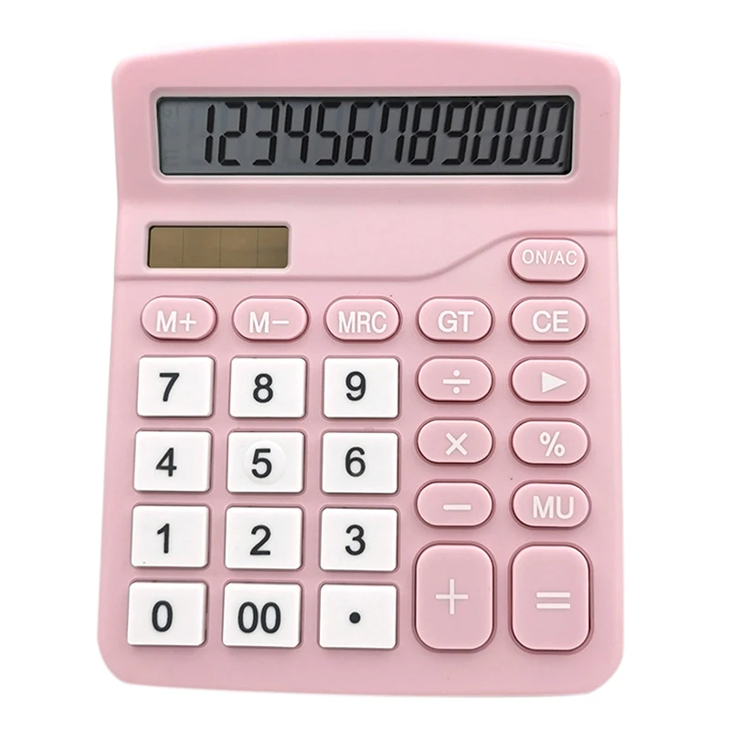 

12 Digits Electronic Calculator Desktop Calculators Home Office School Solar Energy Calculators Financial Accounting Tools