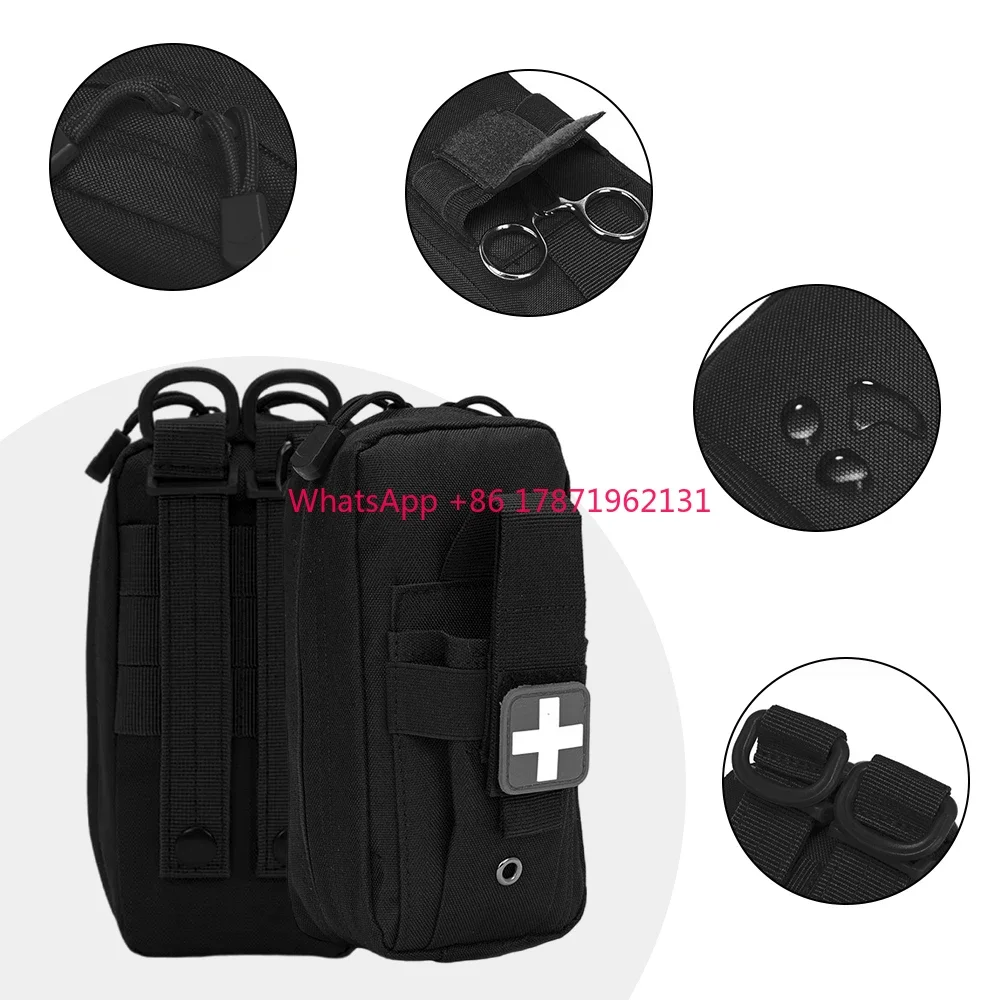 Поставщики для дома серая нейлоновая аптечка первой помощи выживания сумка
