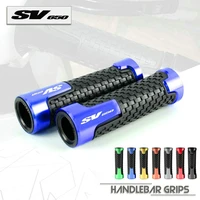 7822mm motorcycle accessories universal cnc aluminumrubber handle grips for suzuki sv650 sv650s sv 650