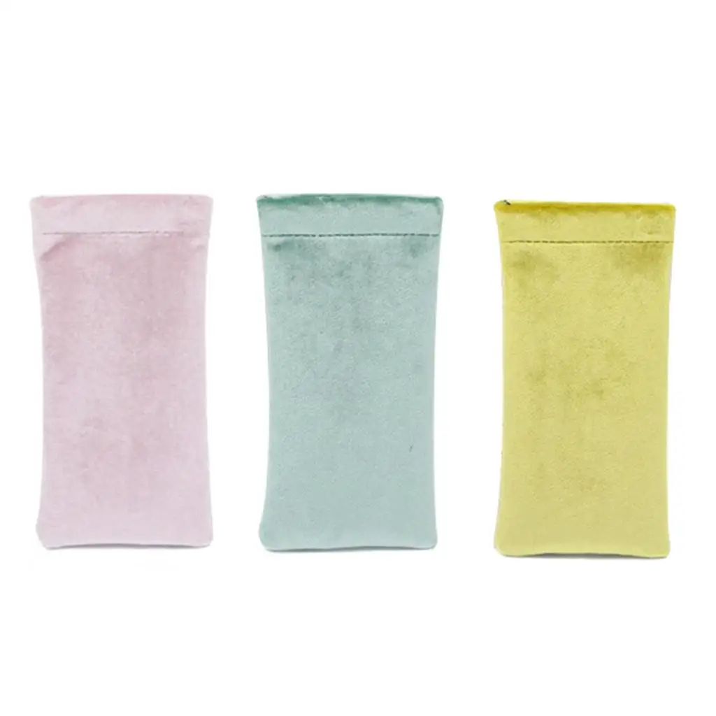 

Soft Glasses Case, Portable Eyeglass Pouch, Sunglasses Bag for , 18x9cm