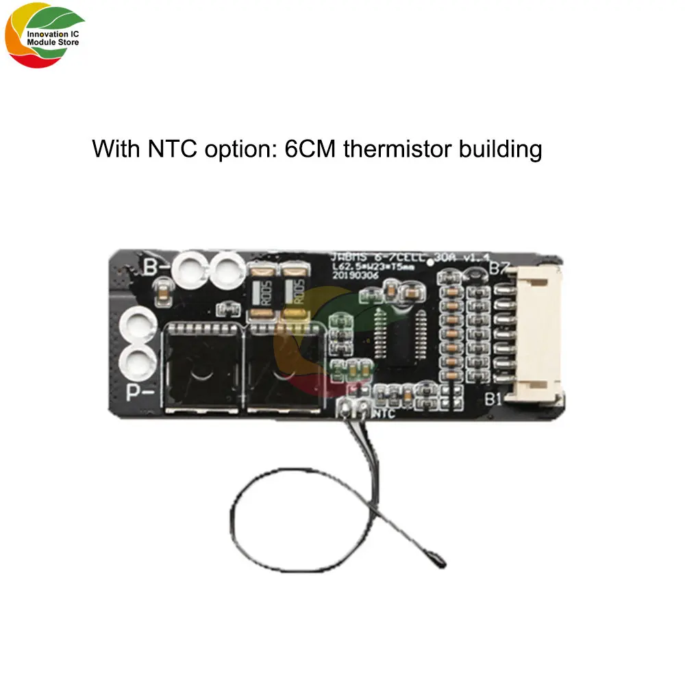 

6S 30A/7S 30A/6S 50A/7S 50A BMS Board with NTC for 3.7V Ternary Lithium Battery Protection Board/BMS 7S/BMS 6S Board