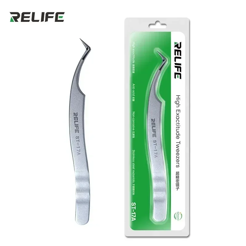 

SUNSHINE ST-17A Сверхточный пинцет для позиционирования микросхем, пинцет для посадки олова, трафарет BGA, фиксированный инструмент для ремонта