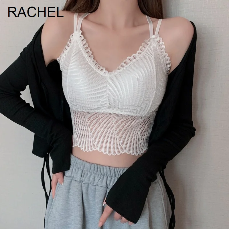 

Сетчатые Красные сексуальные подтяжки с кружевом