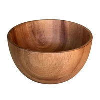 natural wooden bowl tablewar for kitchen item utensils cutlery basin rice ramen salad dinnerware fruit bowl
