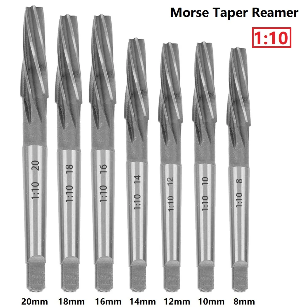 

Taper Pin Hand Reamer 1:10 Conical Degree Sharp Manual Pin HSS Alloy Steel 9XC Blade For Taper Shank Machine Reamer CNC Tools
