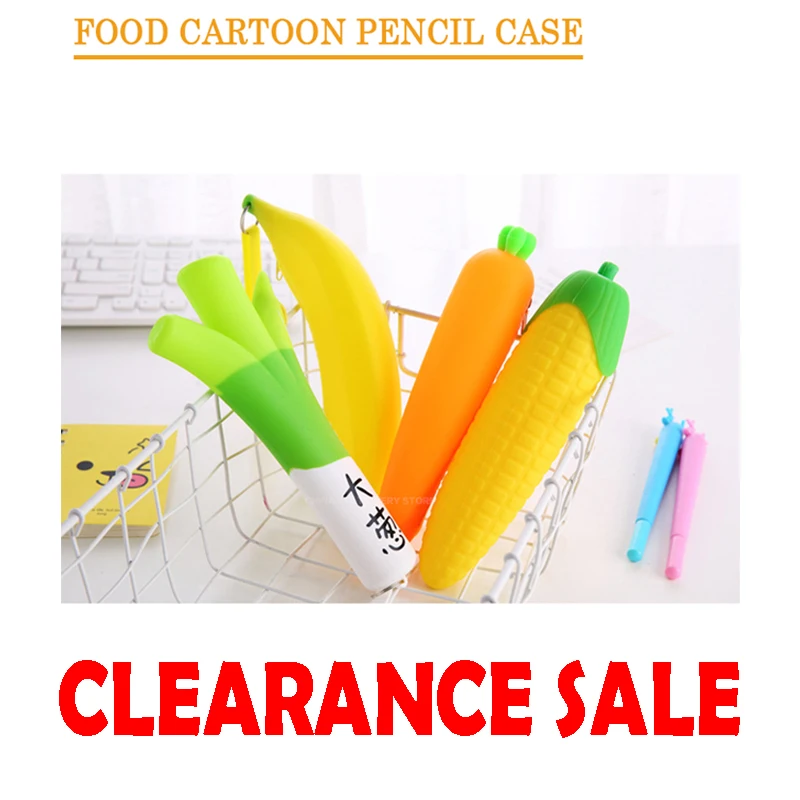 

Оригинальный чехол для карандашей с изображением еды, персональные школьные канцелярские принадлежности, коробка для карандашей, школьные...