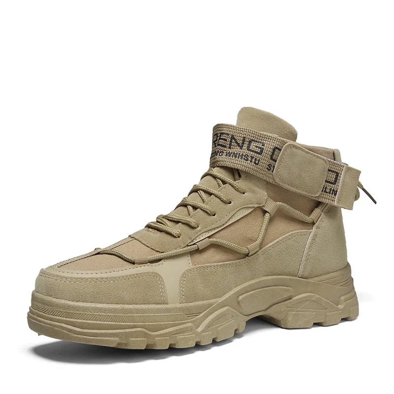 

Men's Boots Brand Men Tactical Military Combat Boots 2023 Winter Boots for Men Platform Ankle Boots Outdoor Hiking Work Shoes