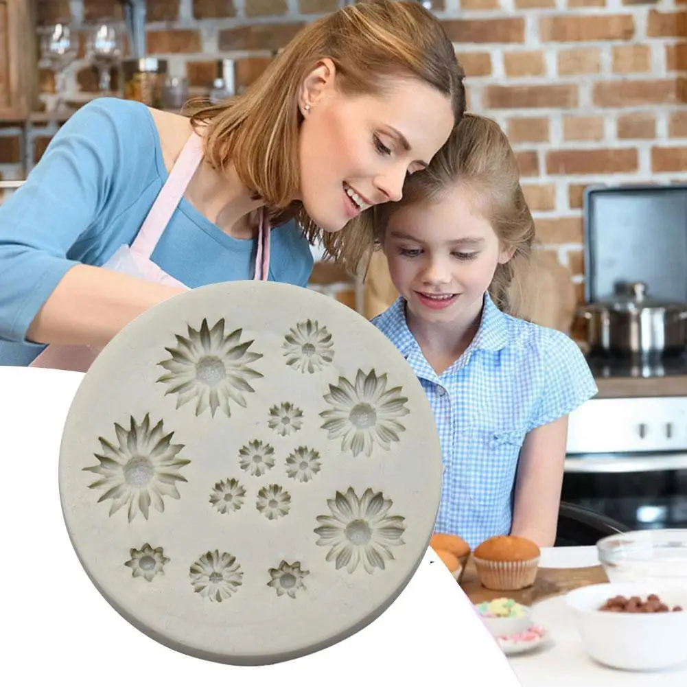 

Fondant Chocolate Moulds Little Little Daisy Silicone Flower Mold Cake B6k5