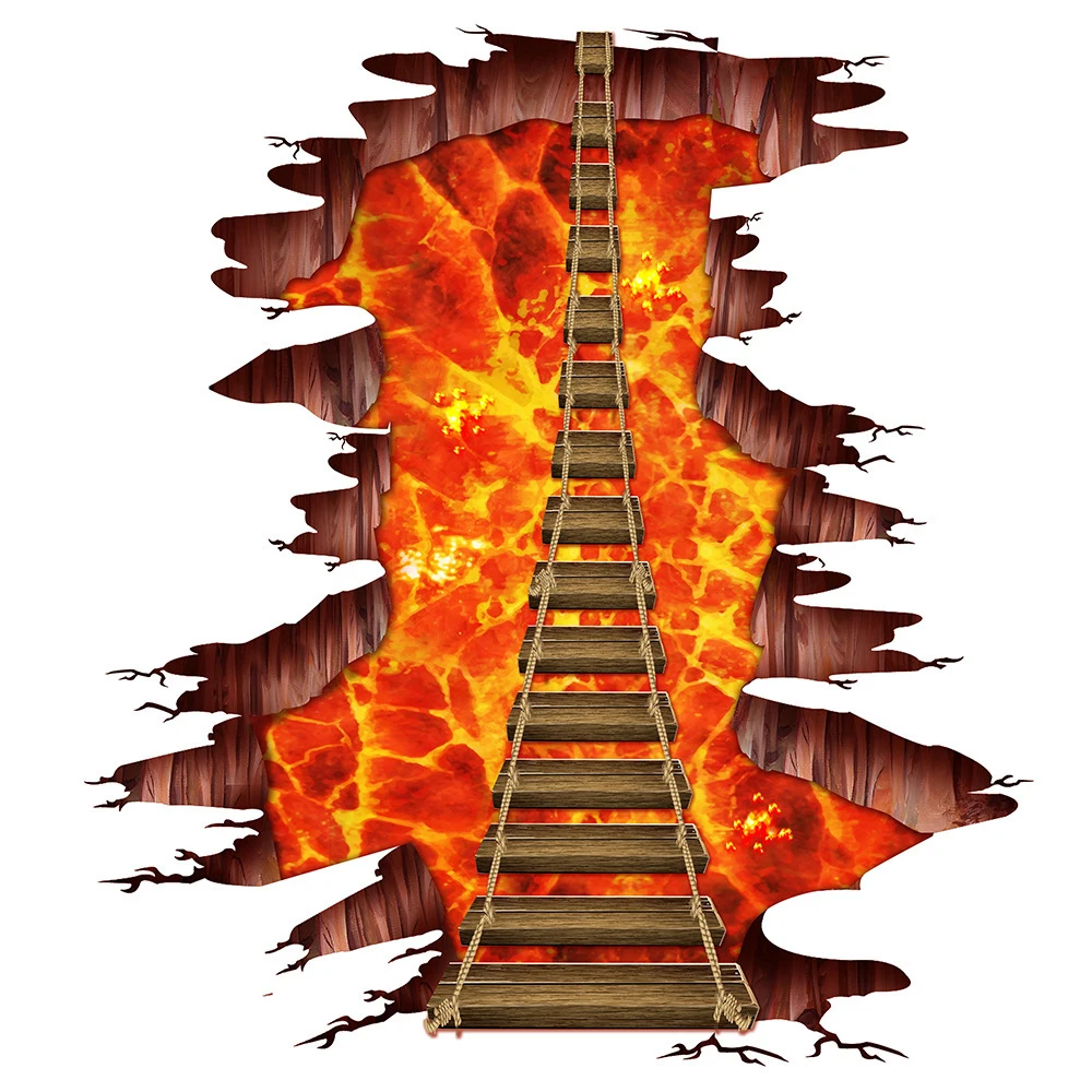 

Домашний Декор 3d вулканическая Перемычка Настенная Наклейка Съемная детская спальня 3d Настенная картина художественная наклейка