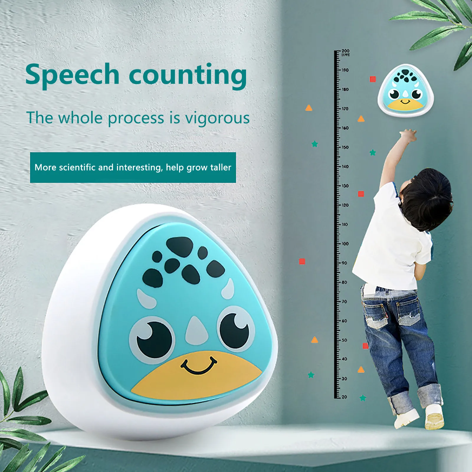 

Kids Clapping Game Baby High Jump Toy Artifact Sound Voice Report Transmit Digital Triangle Parent Child Interactive Toy