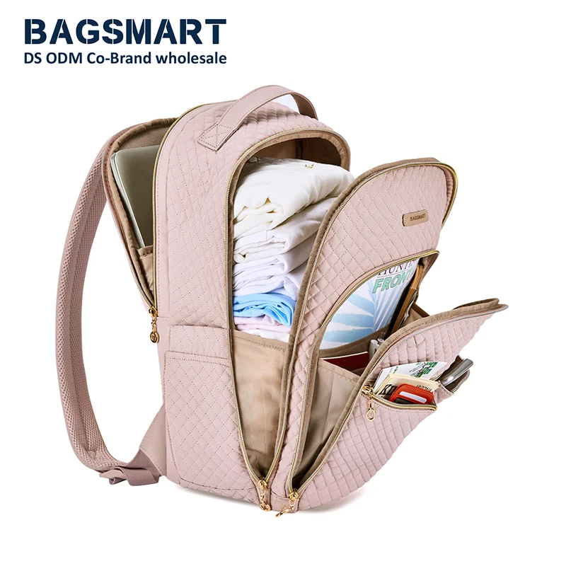 

BAGSMART 30 Pieces Wholesale Laptop Backpack for Women Business Notebook Bags School Bag Chargeable for Work College Travel Trip