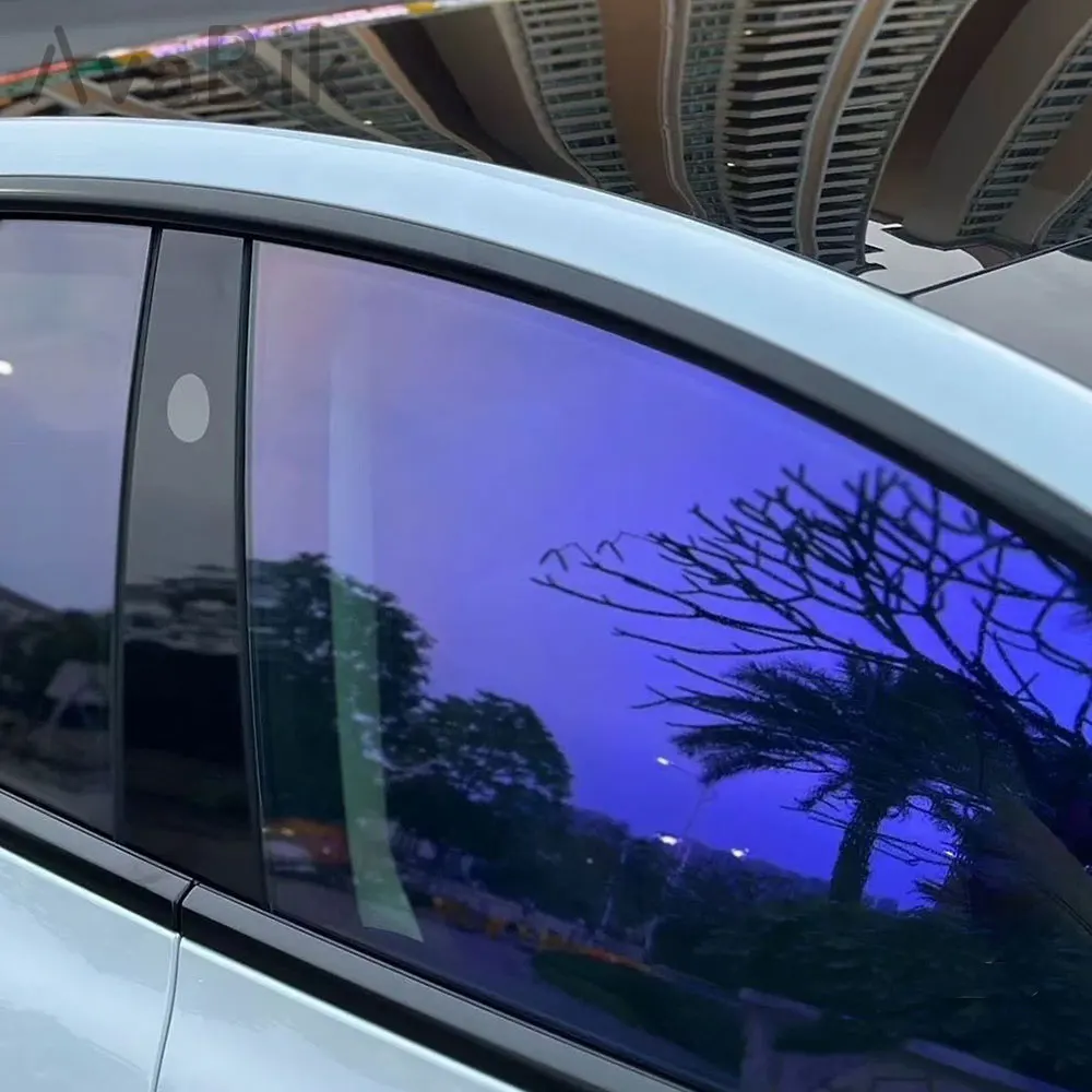 99% UVR высокая прозрачность хорошая усадка фиолетовая фотопленка призрак хамелеон