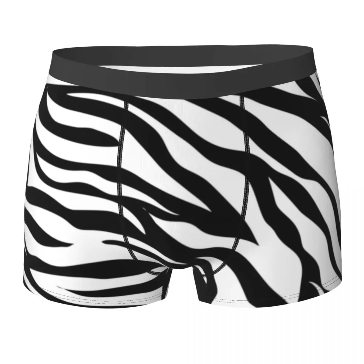 

Мужские трусы-боксеры с рисунком зебры