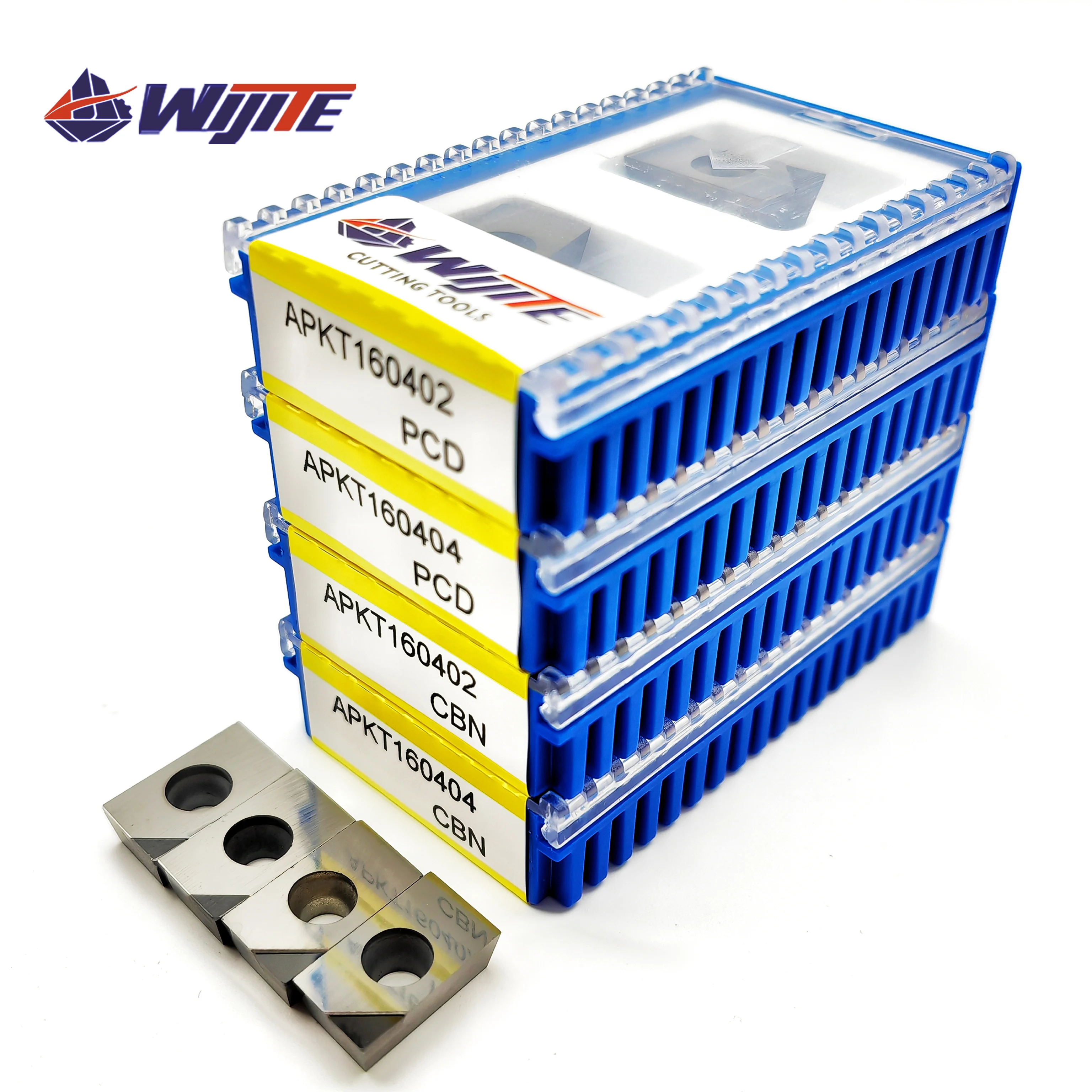 Фото PCD APKT113502 APKT113504 APKT160402 APKT160404 Инструмент forsuch как медный и алюминий, инструменты CBN для твердой стали и чугуна №2