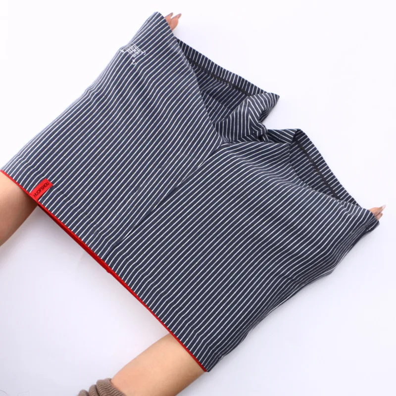 FK 3pcs Homewear Men's Arrow Shorts Pants Summer Cotton Loose Panties Man Boxer Shorts Cuecas Youth Striped Sleepwear Panties