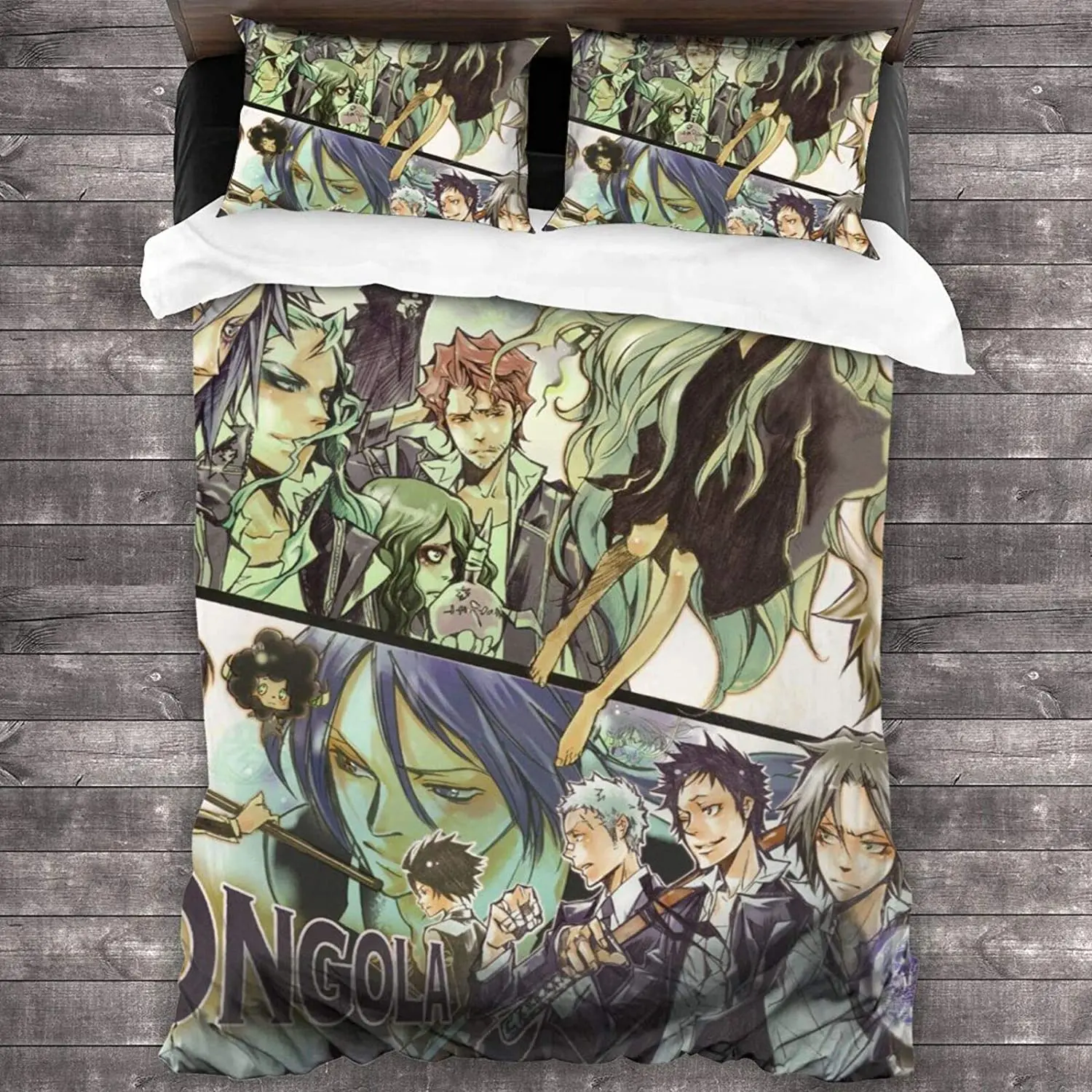 

3-х частей Постельное белье возрождение! Постер с изображением персонажа с 1 пододеяльником и 2 подушками, унисекс, для офиса, отеля