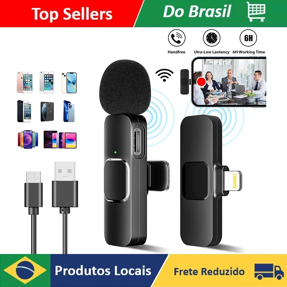 

Wireless Lapel Microphone For Android Wireless Lapel Microphone For Video
