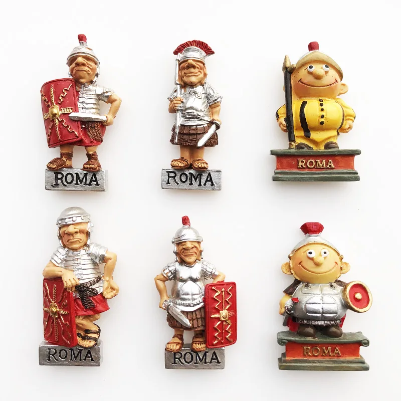 

Римский креативный туристический памятный декоративный подарок, 3D меч, щит, магнит воина, магнит на холодильник