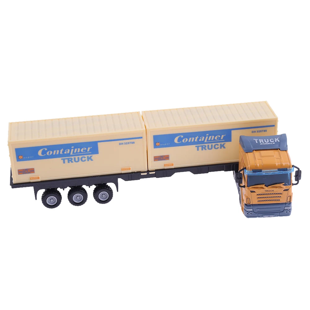 

1:43 Alloy Truck European Transporter Alloy Car Model Container Truck Simulation Alloy Container Truck Gifts for Childrens