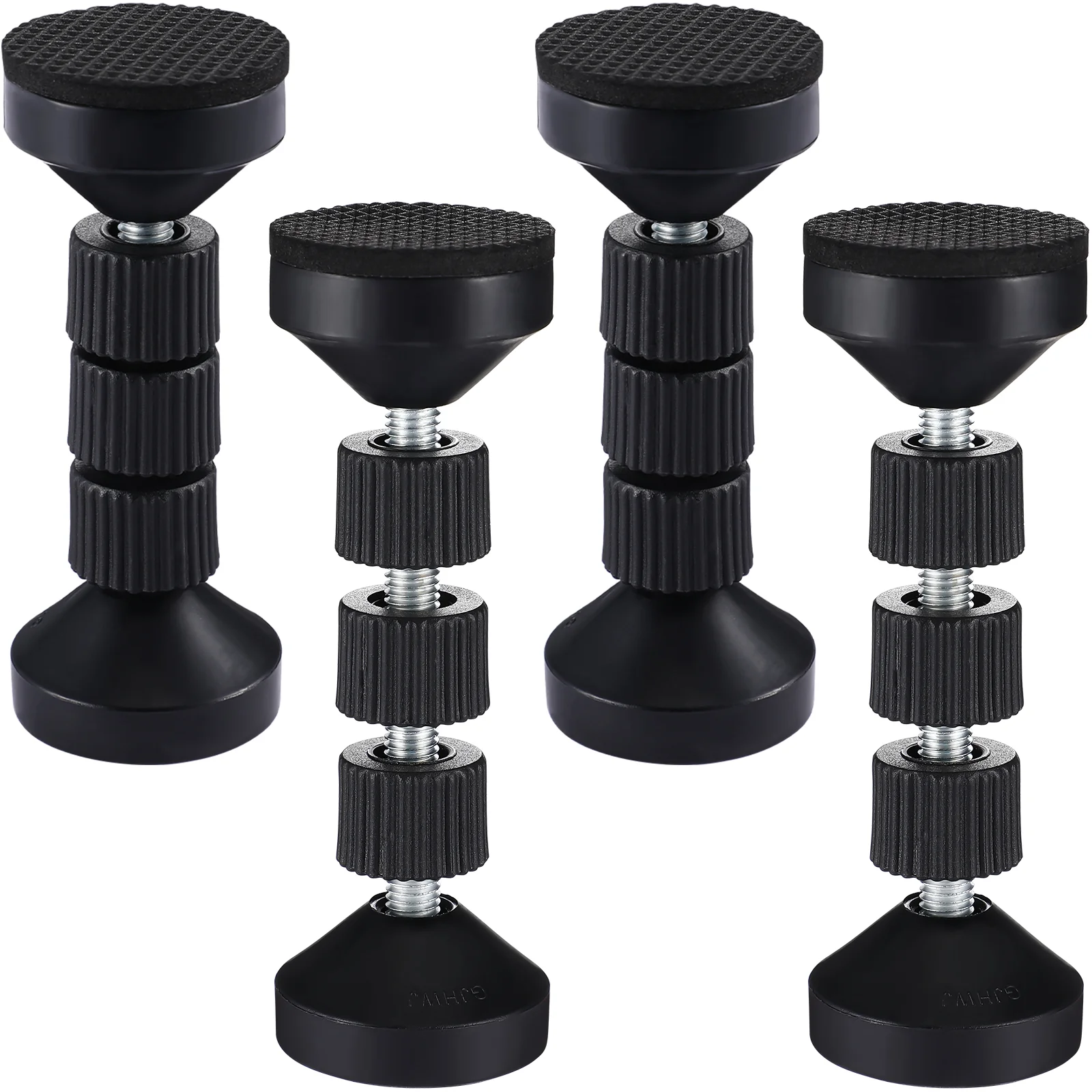 

4 Pcs Adjustable Bed Frames Stoppers Anti-shake Stabilizer Fixed Wall Non-slip Shockproof Telescopic