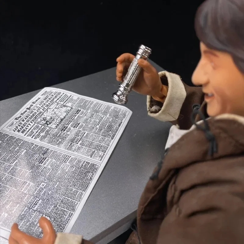 1/6 масштаб мини-фонарик винтажный металлический фонарик сценический аксессуар