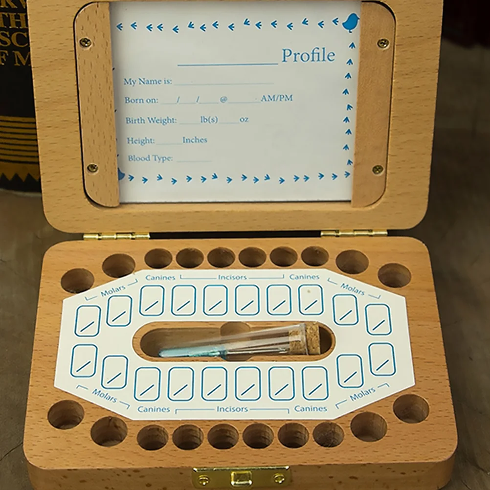 

1 Set Keepsake Box Child Saver Lost Storage Holder Toddler Fetal Hair Storage Case Keep the Child Memory