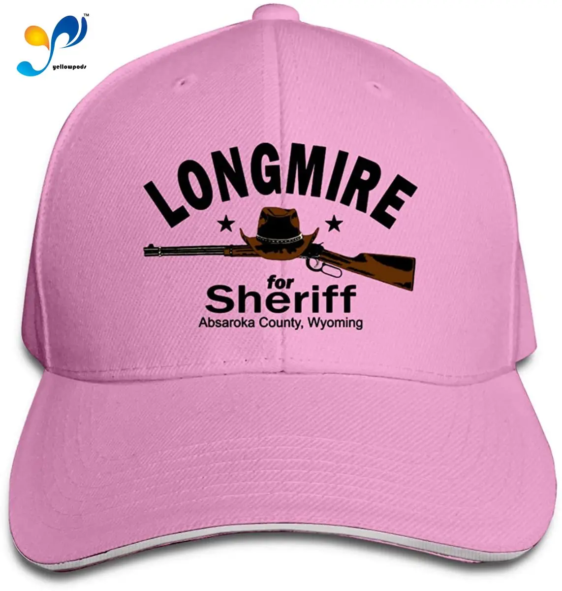 

Adult Unisex Casual Style Longmire For Sheriff Adjustable Sandwich Baseball Cap For Men's&Womens