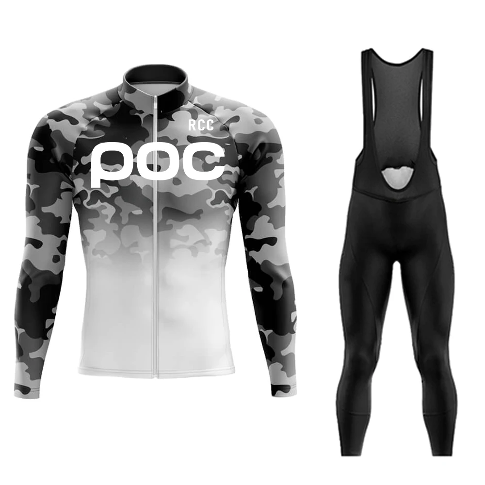 POC дорожный велосипедный костюм мужской спортивный комплект рубашки с длинным