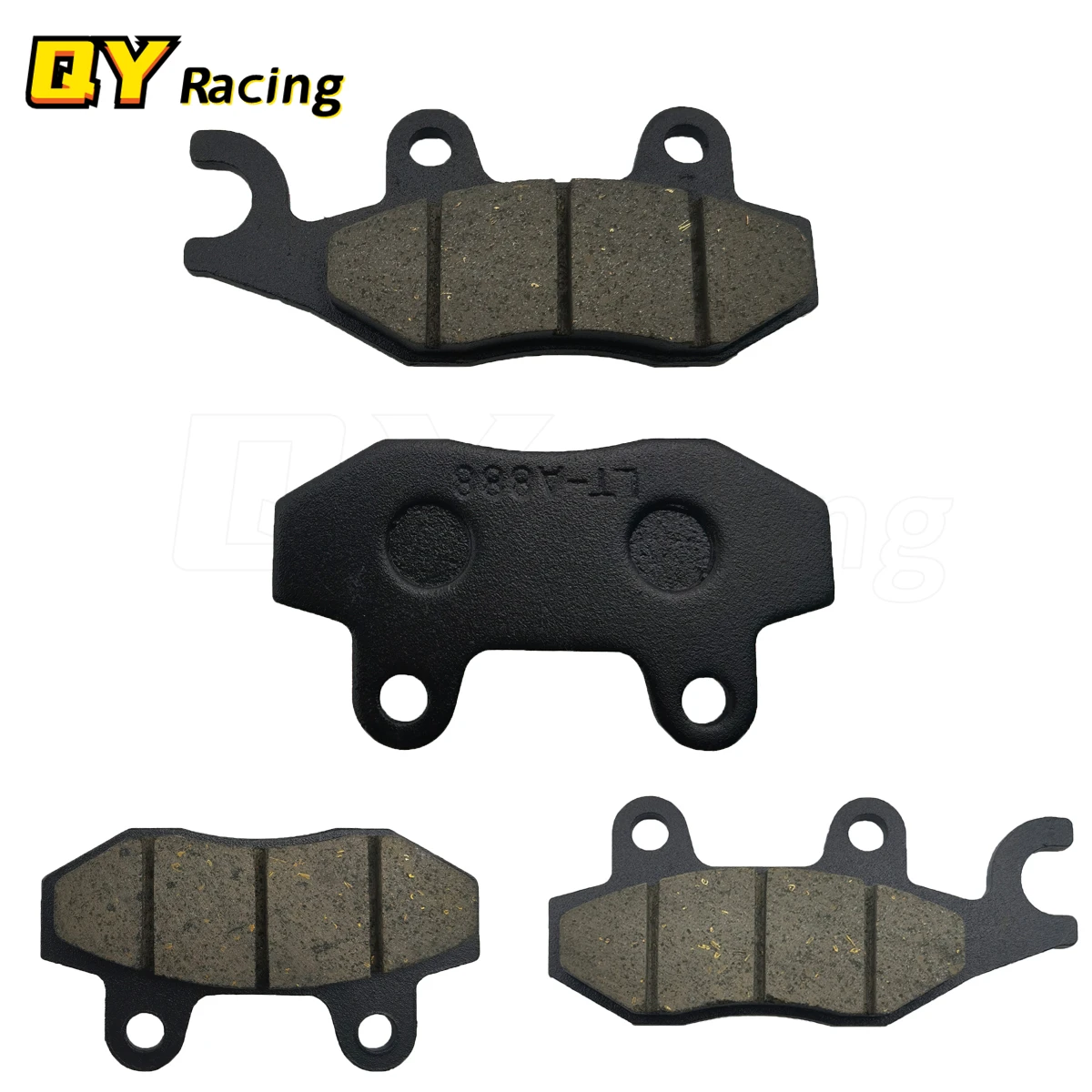 

Motorcycle Front and Rear Brake Pads for Yamaha YFM 700R YFM700R Raptor YFM 700 2006-2015 YXR450 Rhino YXR 660 2004-2007