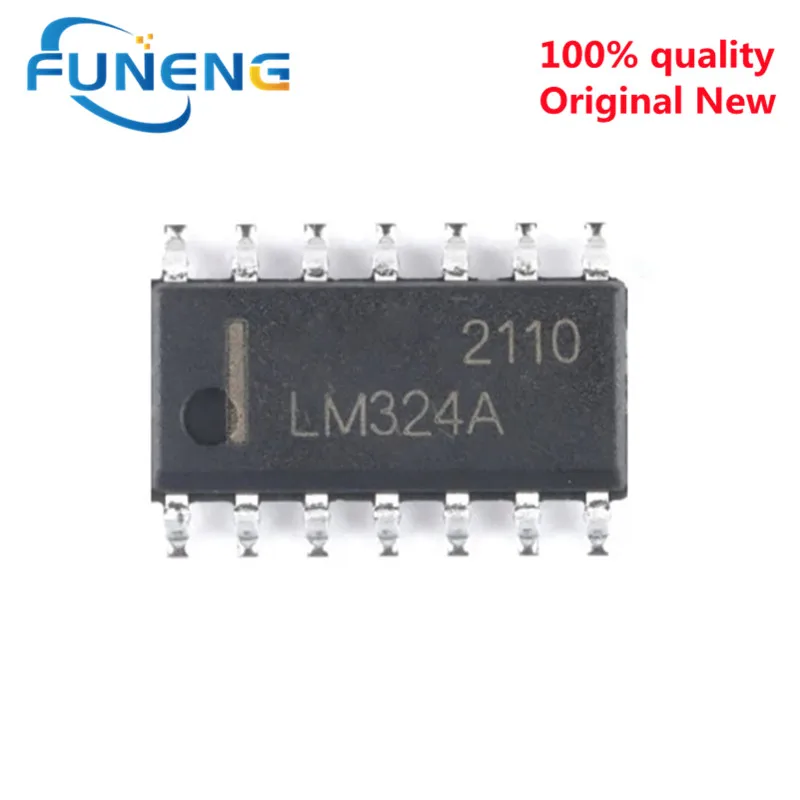 Новый и оригинальный чипсет IC LM324 LM324D SOP14 LM324DR SOP 324 SOP-14 SMD 50 шт. |