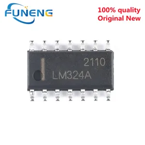 10PCS LM324 LM324D SOP14 LM324DR SOP 324 SOP-14 SMD New and Original IC Chipset