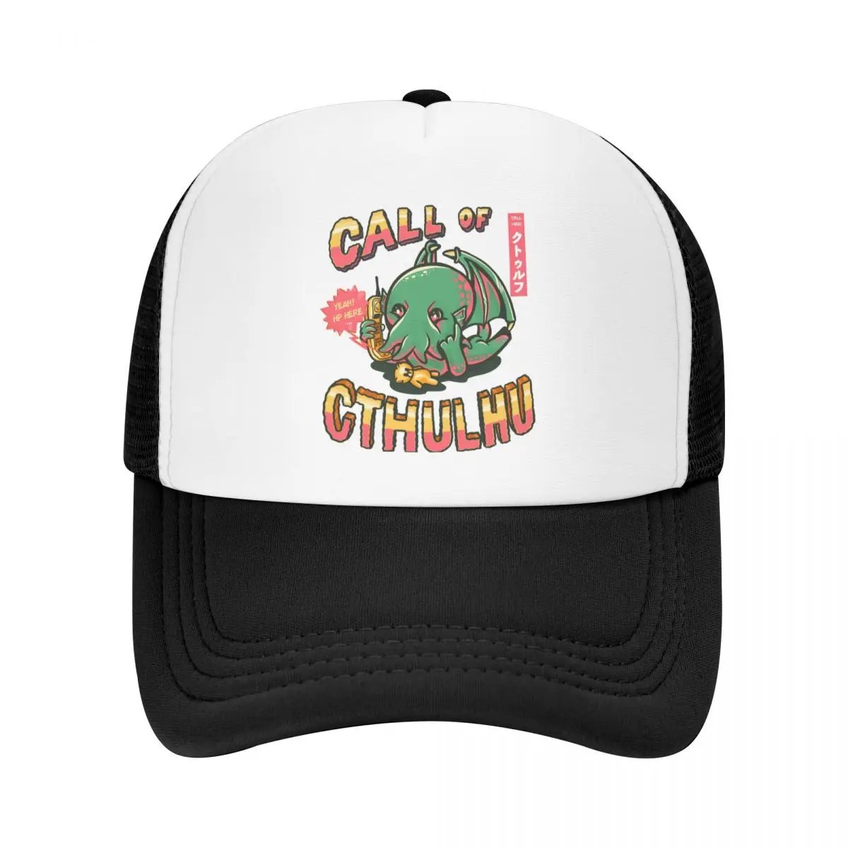 

Custom Funny Call Of Cthulhu Baseball Cap Sports Men Women's Adjustable Lovecraft Trucker Hat Spring Caps Snapback Hats