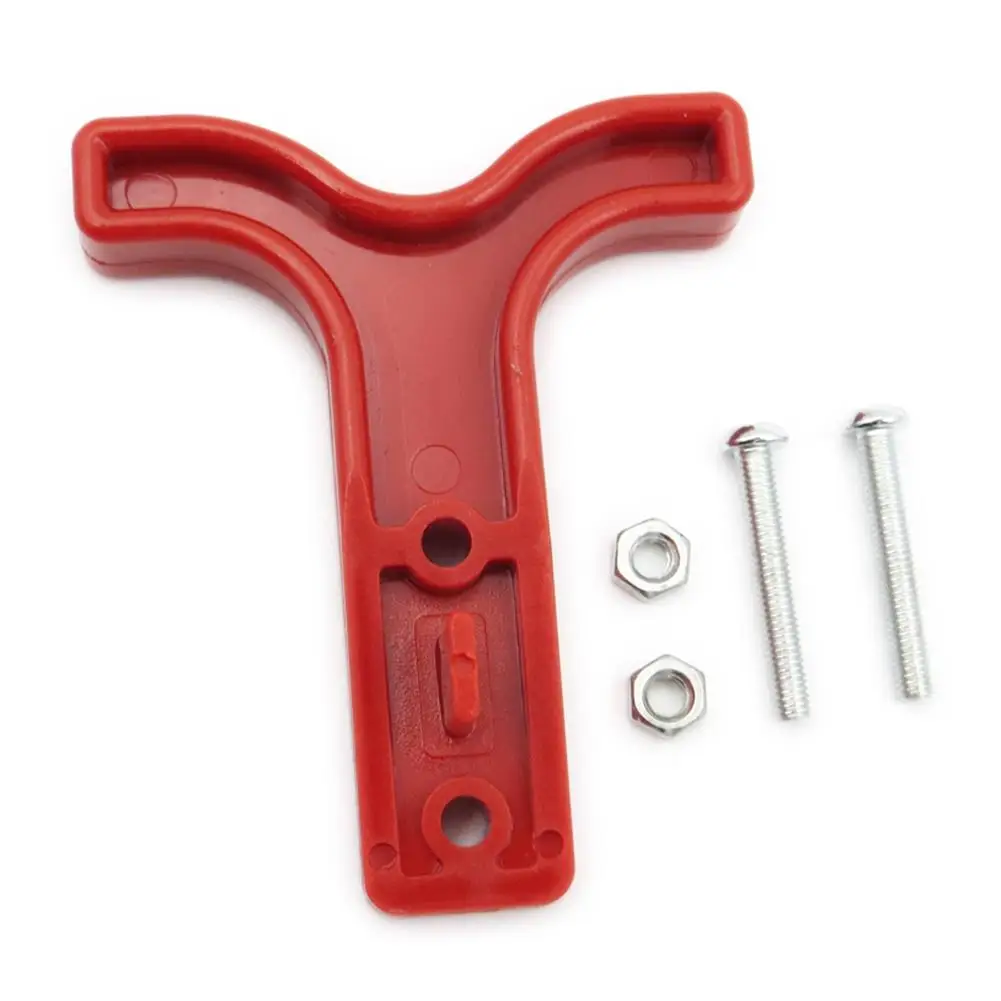

For Anderson Plug Connectors T Bar Handle Handle Multi-pole Connectors Corrosion Resistant For 50amp Connectors Plastic Red