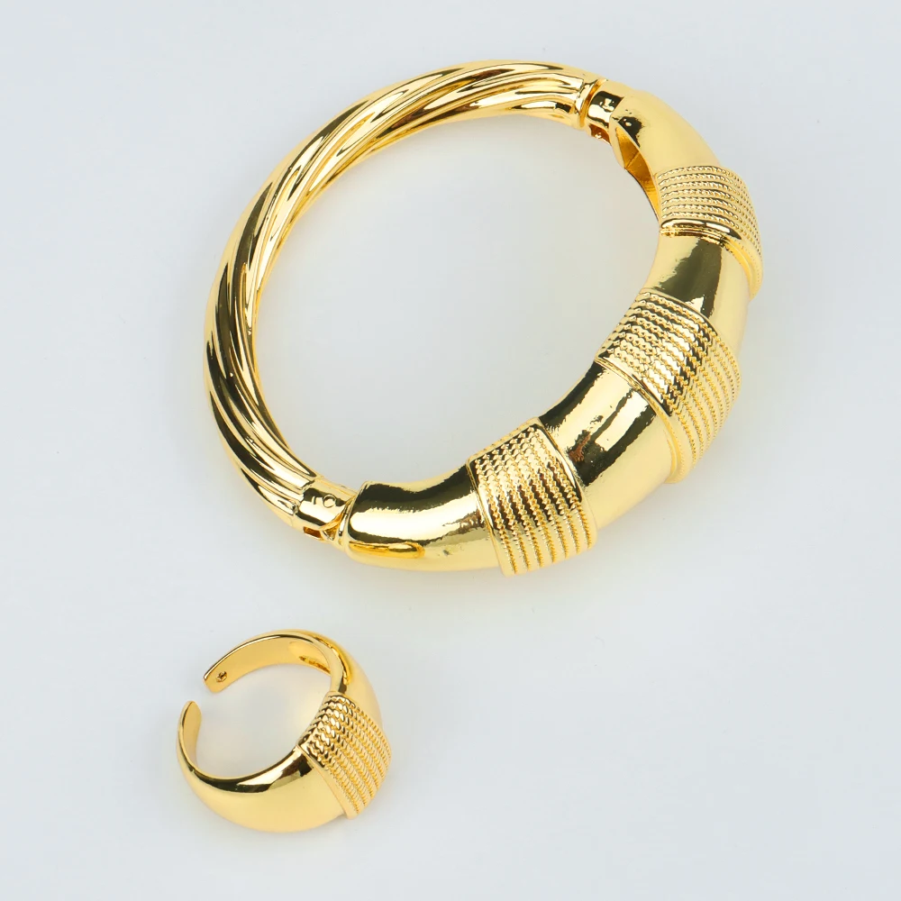 

Fashion African Bangles Bracelet New Classic Brazilian Copper Jewelry For Women Lady Party Wedding Gift