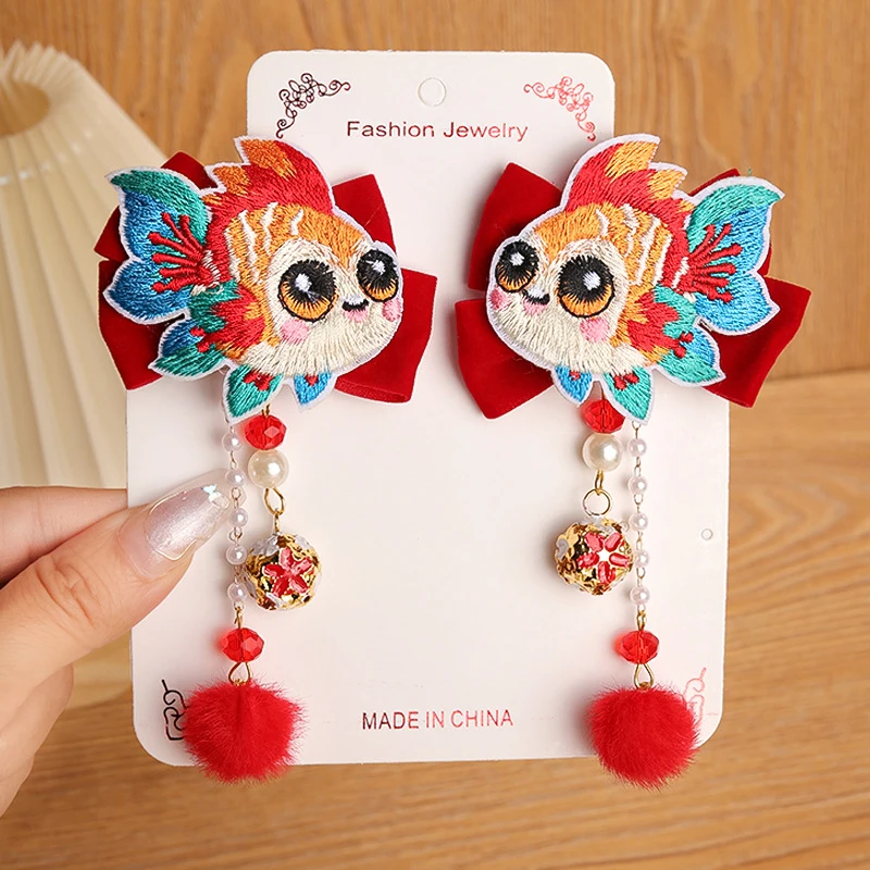 2 шт. украшения в китайском Новом году заколки для волос древнем стиле детские