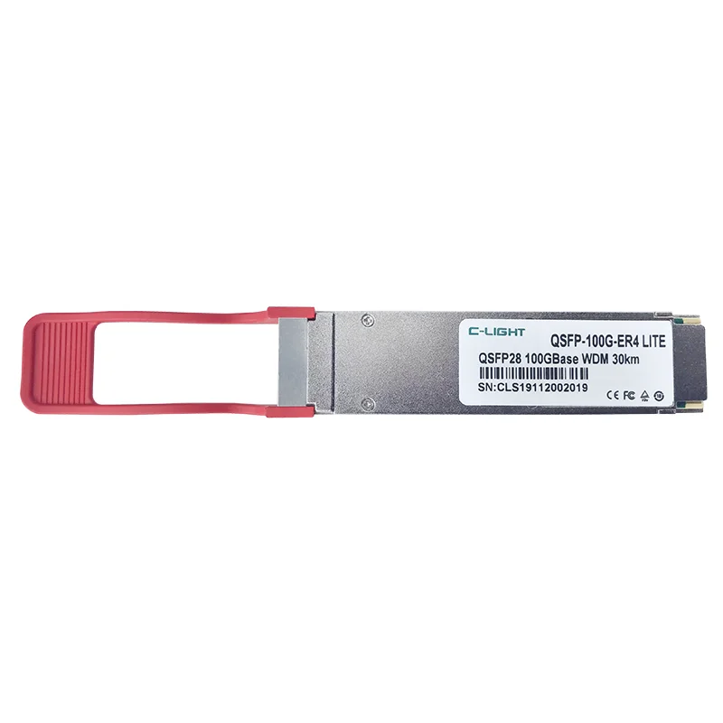 

QSFP-100G-ER4 30km Compatible with Mellnx MMA1L10-CR-40 Transceiver (SMF, 1295nm to 1309nm, 30km, LC, DOM)