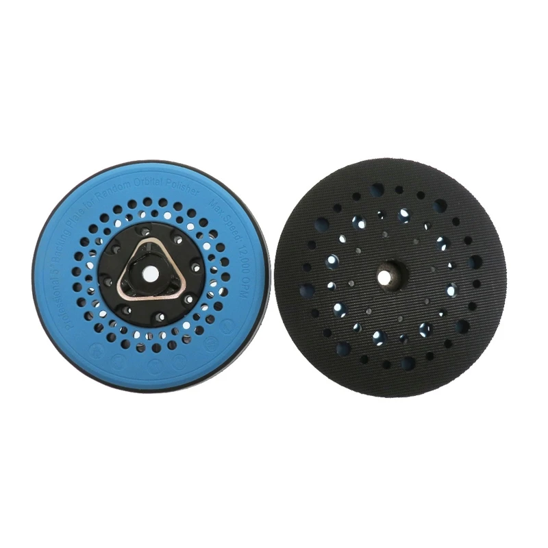 

Convenient 5 Inch 49 Hole Polishing Disc Hook and Loop Sanding Pad Dust Free Backing Pad for Orbital Sanding Machine R9UF