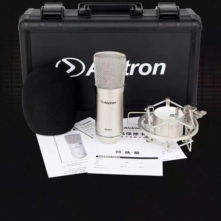 Alctron MC001 chanel earrings karaoke microphone usb wireless channel For Laptop Windows Cardioid Studio | Электроника