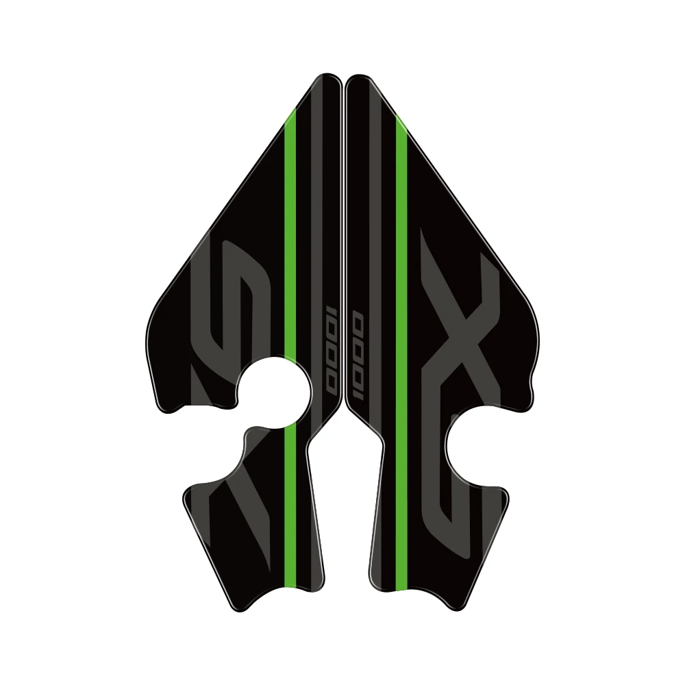 

Для KAWASAKI NINJA 1000SX 2020 2021 2022 2023 2024 2025 защита пятки мотоцикла 3D гелевая краска защитная наклейка комплект