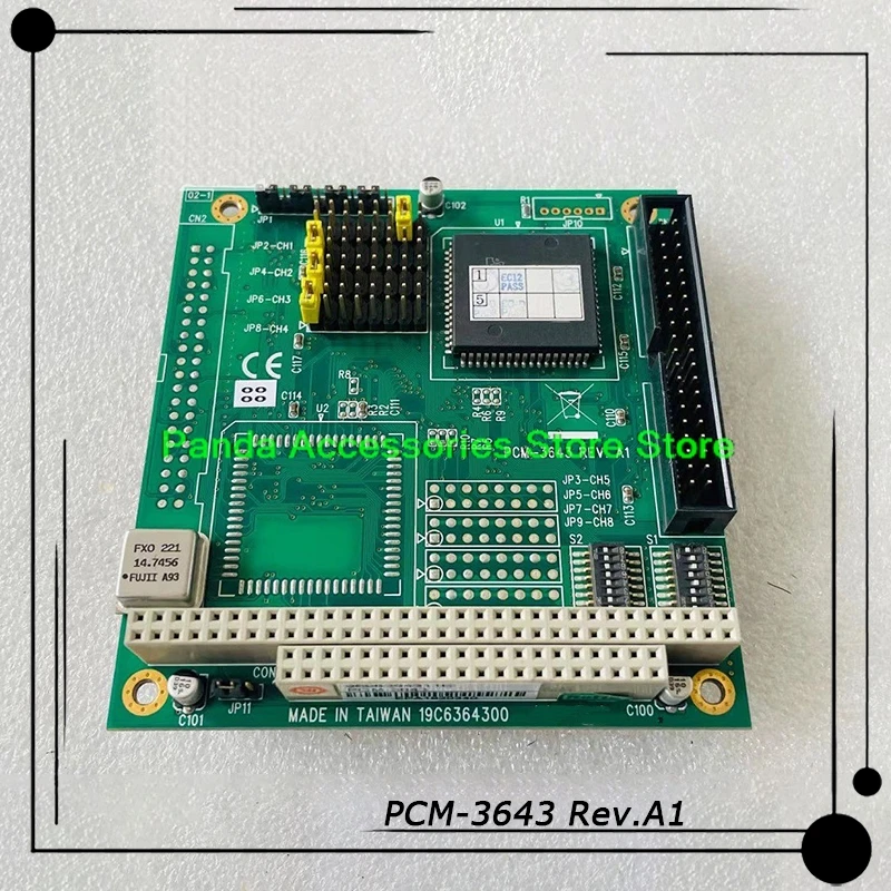 PCM-3643 Rev A1 для Advantech RS-232 Модуль платы расширения последовательного порта перед