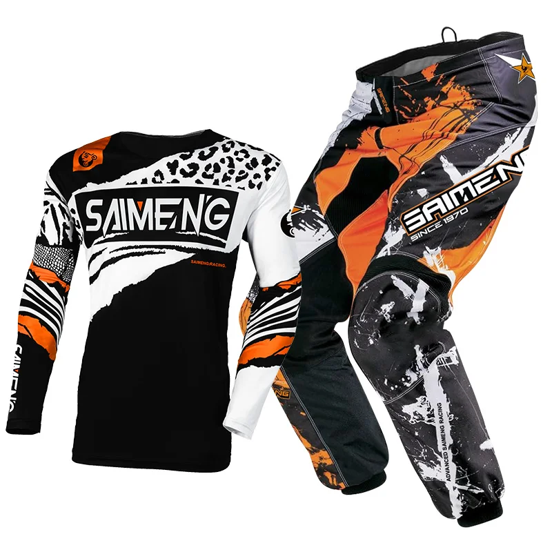 Костюм для мотокросса трикотажные брюки мужчин и женщин езды на мотоцикле по