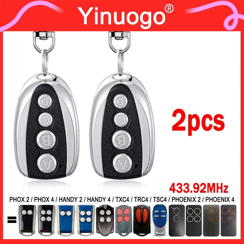 

Для 433,92 МГц PHOX2-433 PHOX4-433 PHOX PHOENIX2 PHOENIX4 TXC4 TRC4 TSC4 HANDY2 HANDY4 пульт дистанционного управления для гаражных ворот/ворот