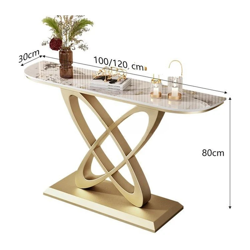 Nordische Marmor Konsolen tische für Wohn незаконbel Flur tisch gehobene kreative Licht Luxus Eisen Kunst Wohnzimmer privangs