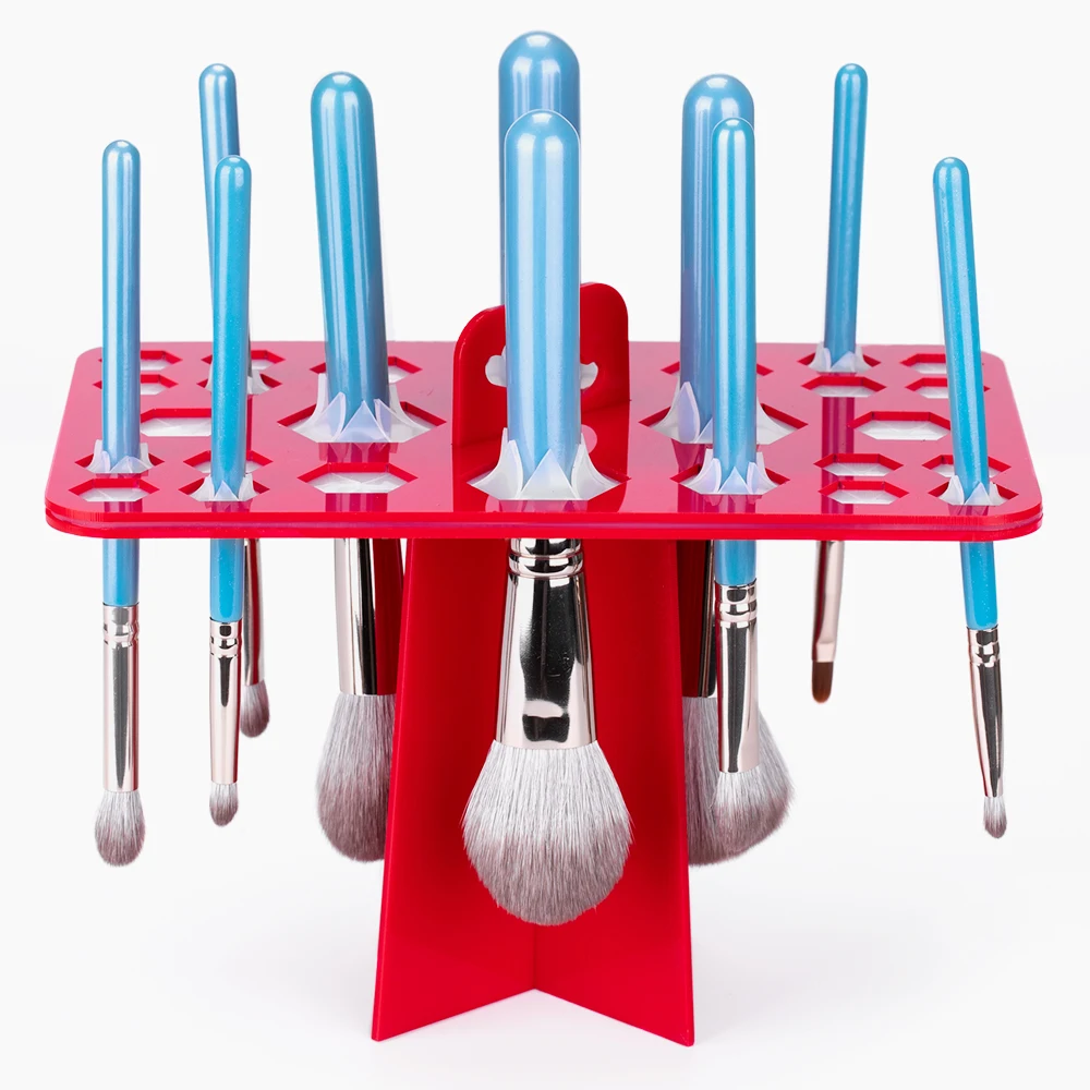 Держатель для хранения кистей макияжа из силиконовой резины цельный бренд RANCAI с