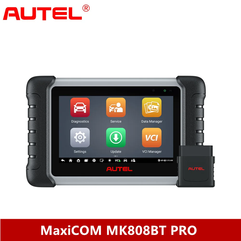 Autel MaxiCOM MK808BT PRO Инструмент для диагностического сканирования автомобиля/активные тесты/двунаправленная фотография, 28 + услуги