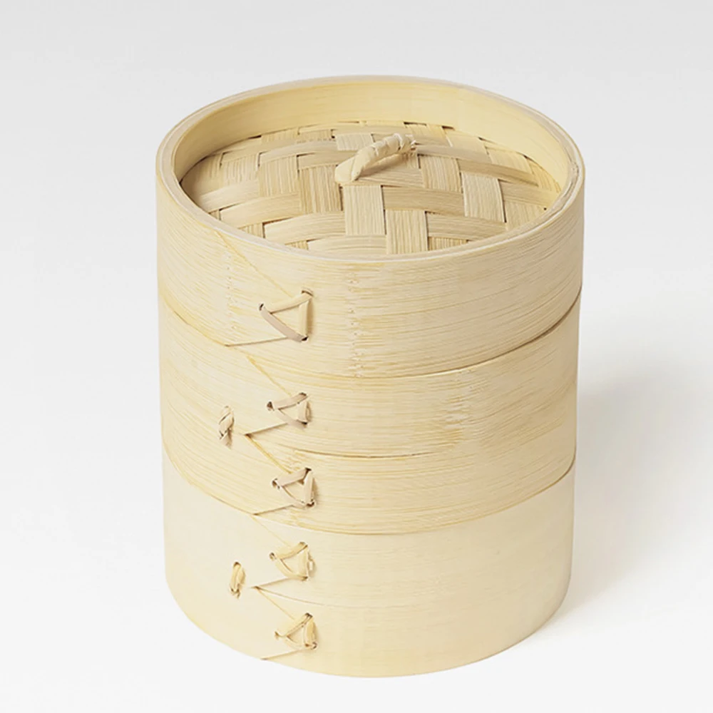 Пароварка бамбуковая для пельменей Дим сум и Бао булочка