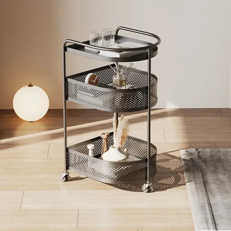 Скандинавский передвижной диван-прикроватный столик для гостиной многоярусная