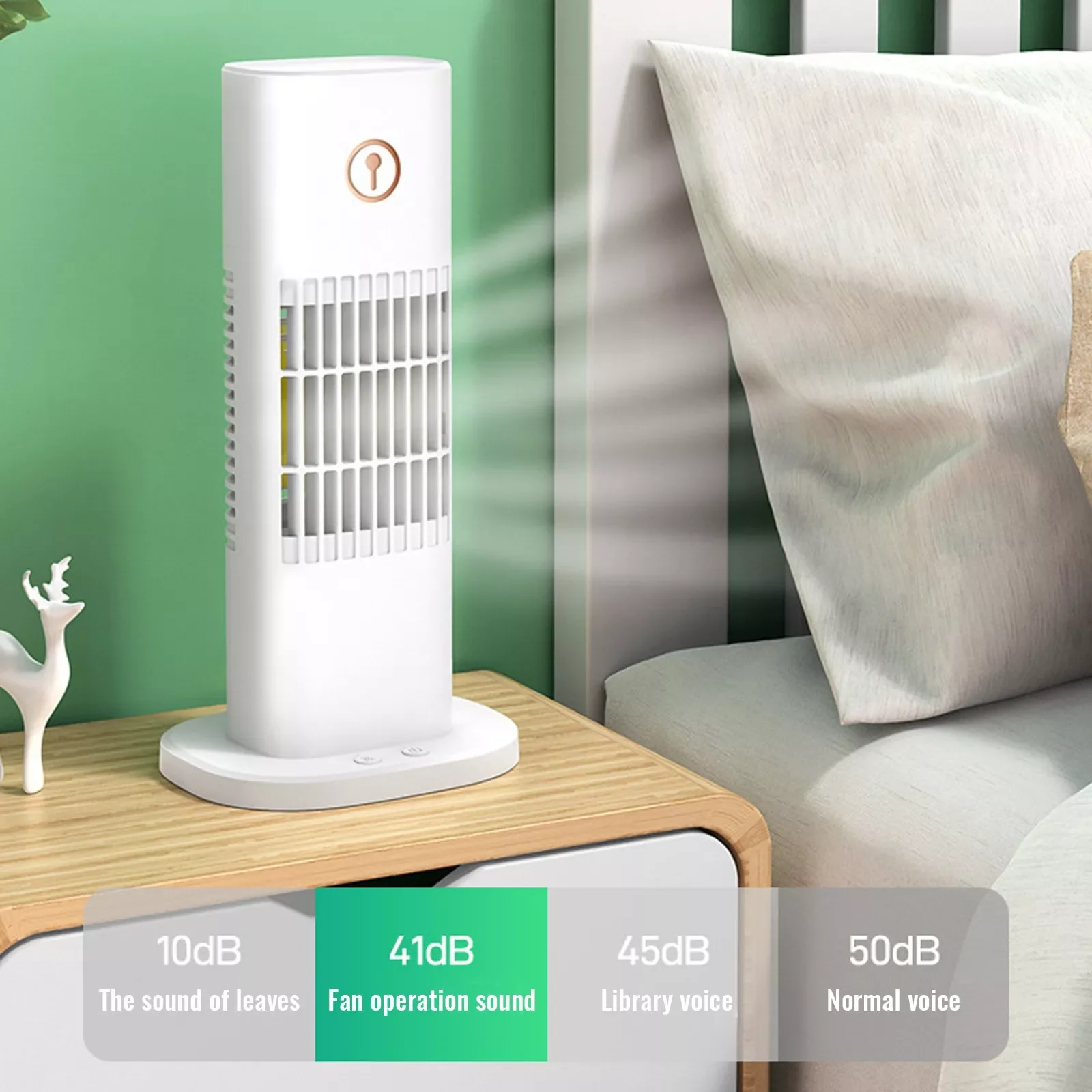 

NEW2023 2021 Air Cooler Fan Multifunctional Desktop Silent Air Conditioner Humidifier Home Office Usb Leafless Cooling Fan#g4